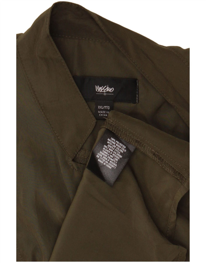 Женская блузка без рукавов в стиле милитари Mossimo UK 20 2XL, полиэстер цвета хаки