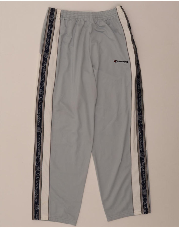 Мужские спортивные брюки Champion с графическим рисунком XL, синие, полиэстер с цветными блоками