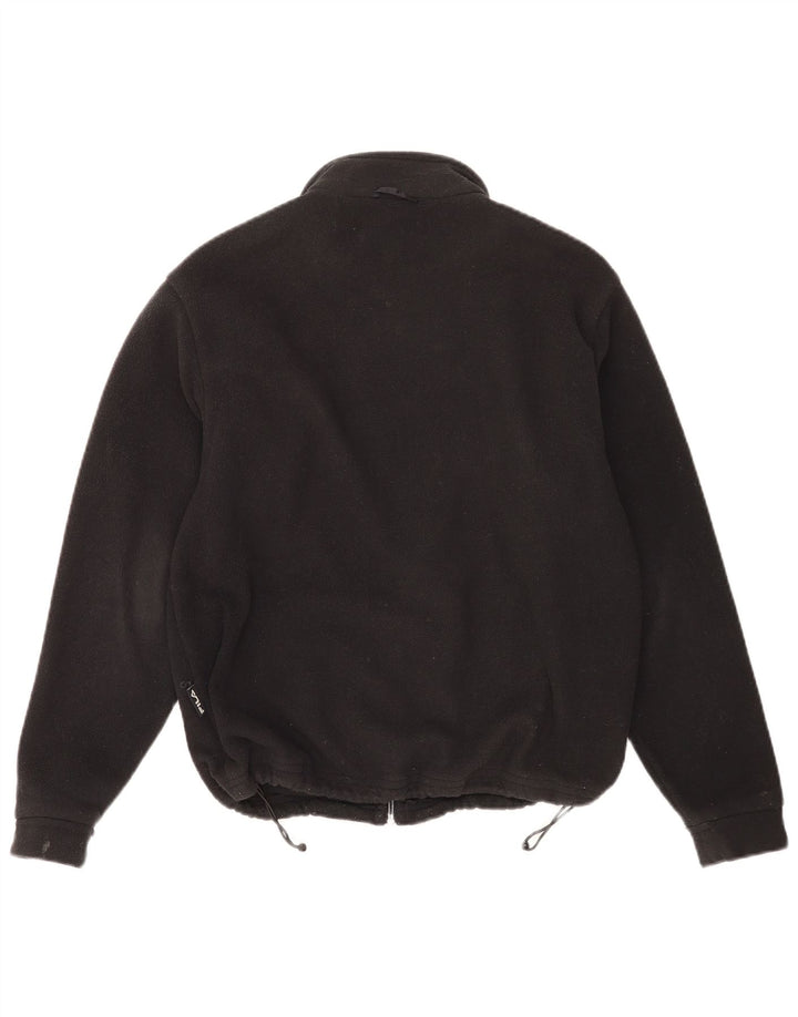 Мужская флисовая куртка Fila Liner UK 36, маленькая, черная, полиэстер