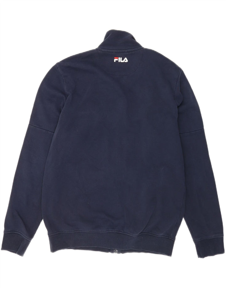 Мужской спортивный костюм Fila, большая темно-синяя полосатая куртка