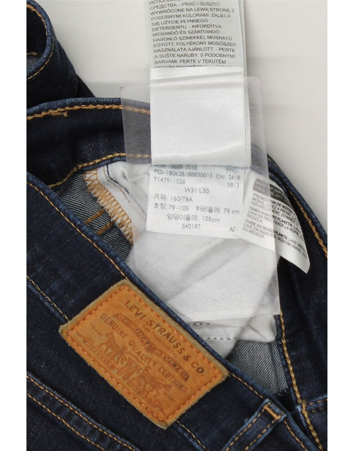 Женские узкие джинсы Levi's W31 L27, темно-синий, хлопок