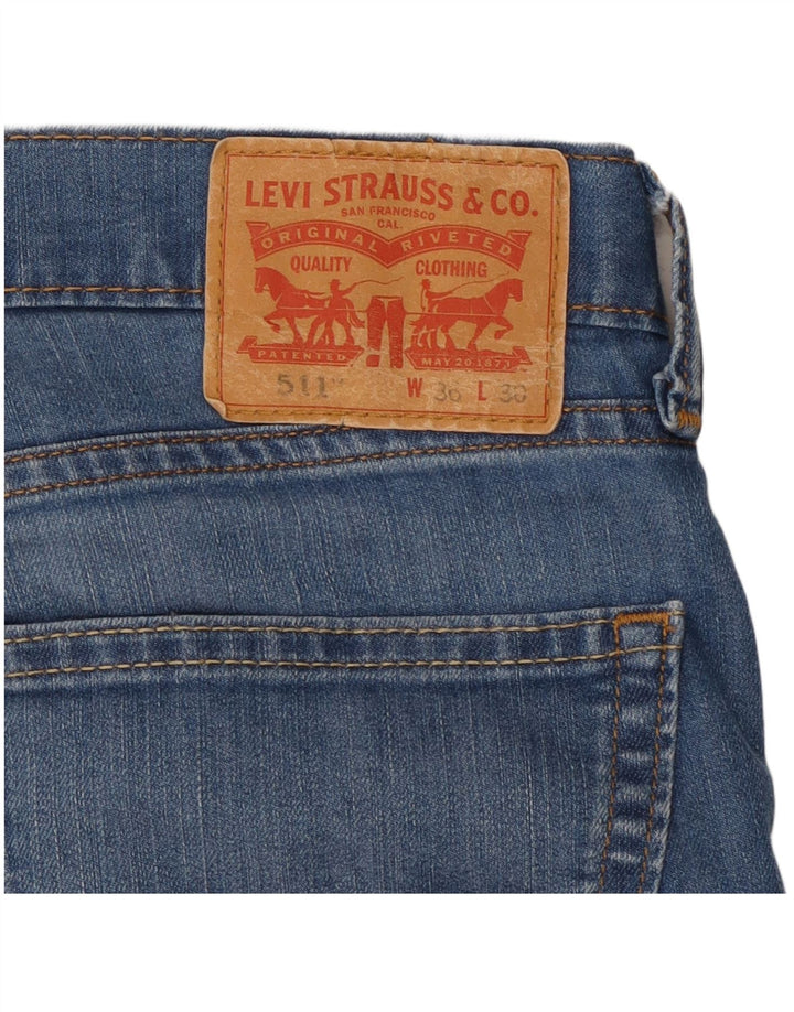 Мужские джинсы Levi's 511 Slim W30 L30 синие, хлопок