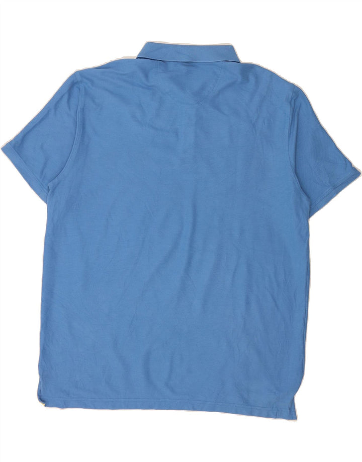 IZOD Mens Polo Shirt 2XL Blue Cotton Vintage Izod and Second-Hand Izod from Messina Hembry 