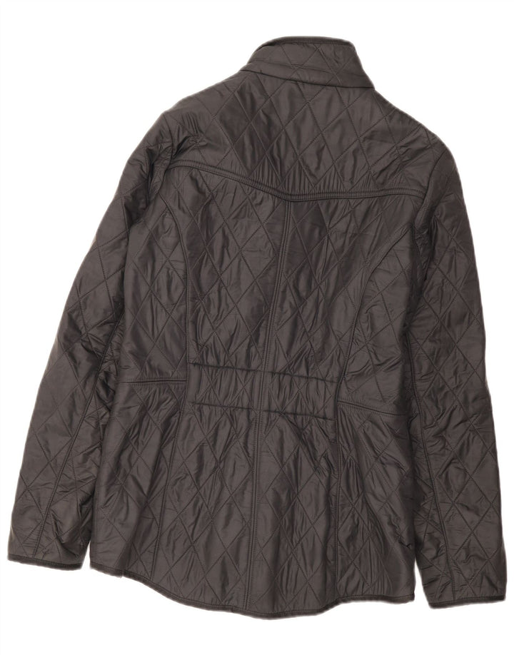 Женская стеганая куртка Barbour UK 10, маленькая, черная, классическая