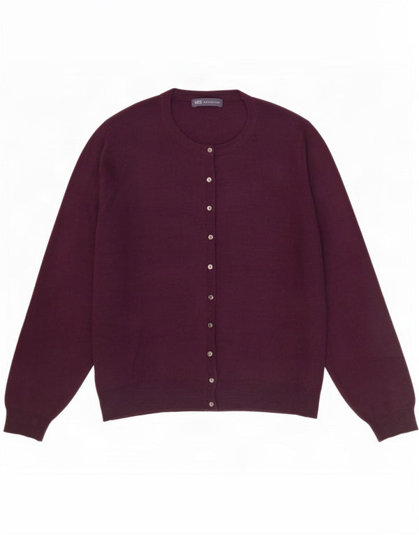 Женский кардиган Marks & Spencer UK 20 2XL Фиолетовый вискоза