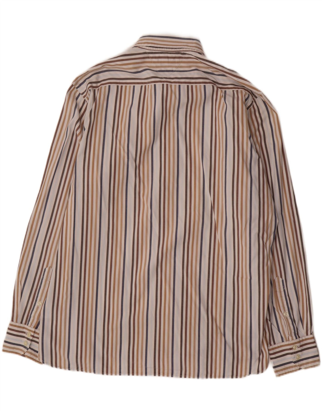Мужская рубашка Tommy Hilfiger XL из хлопка в разноцветную полоску
