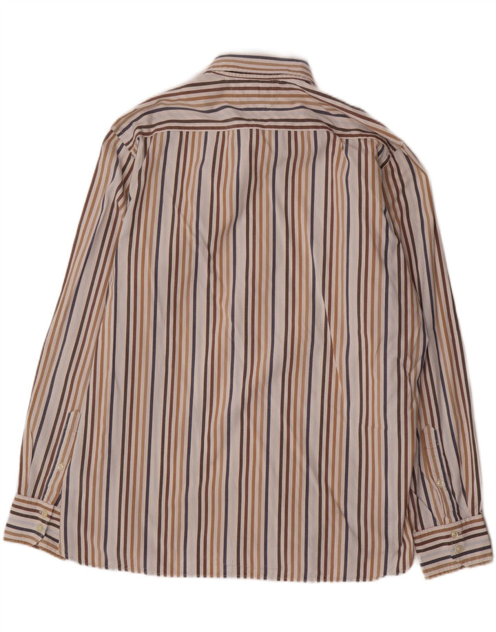 Мужская рубашка Tommy Hilfiger XL из хлопка в разноцветную полоску