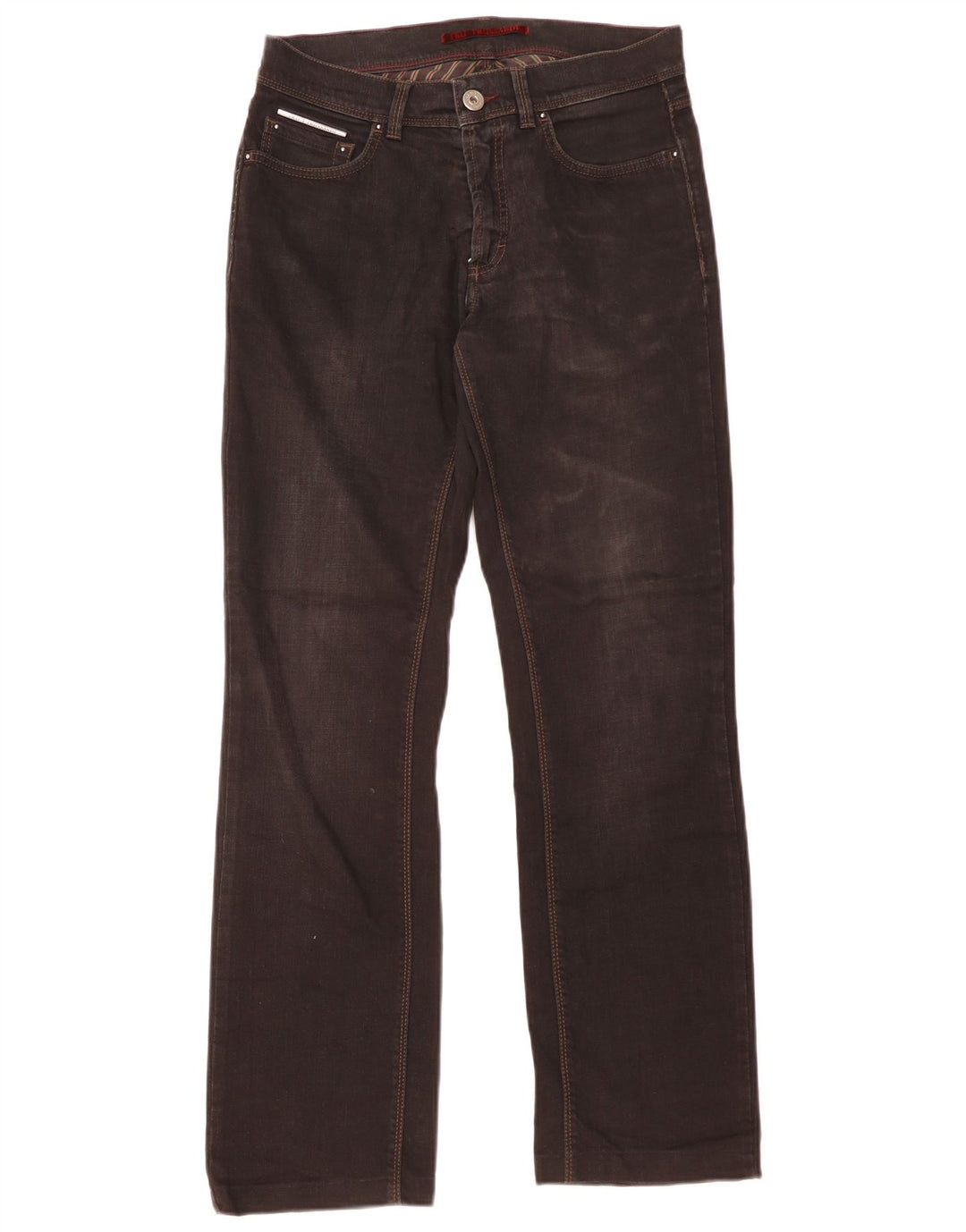 Мужские прямые джинсы Trussardi W30 L31 черные