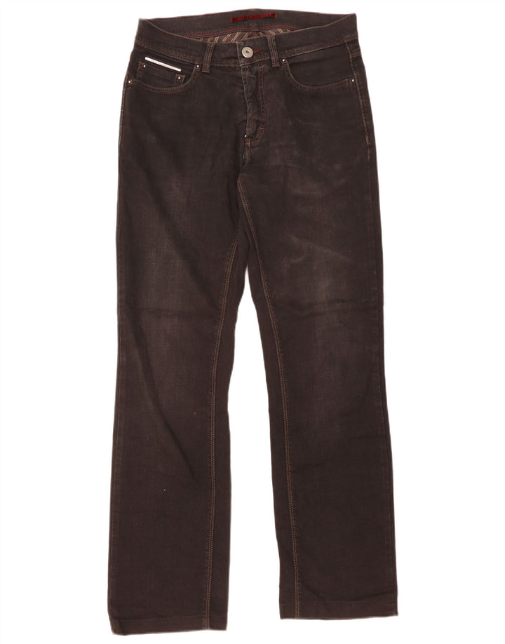 Мужские прямые джинсы Trussardi W30 L31 черные