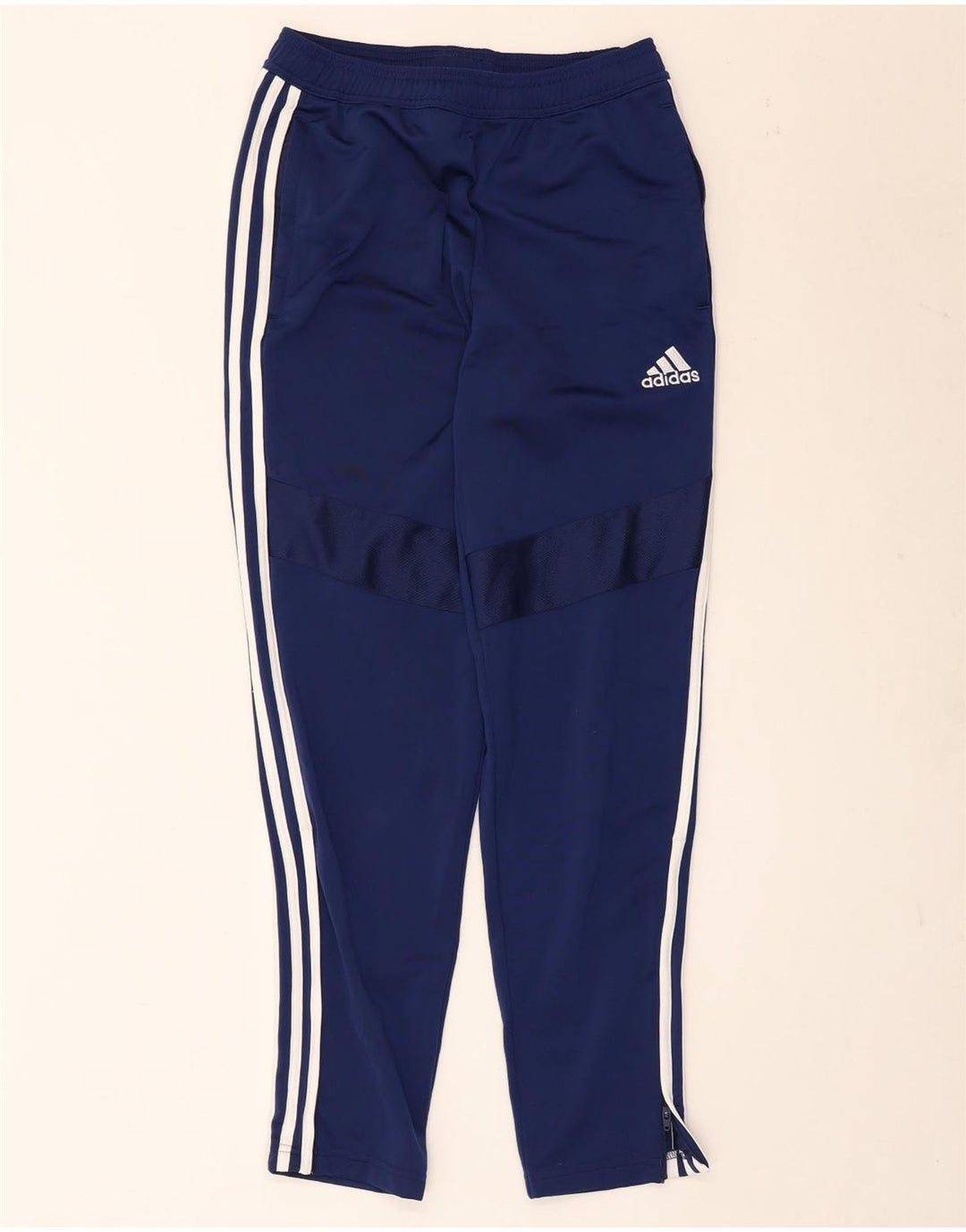 Мужские спортивные брюки Adidas, маленькие темно-синие, полиэстер