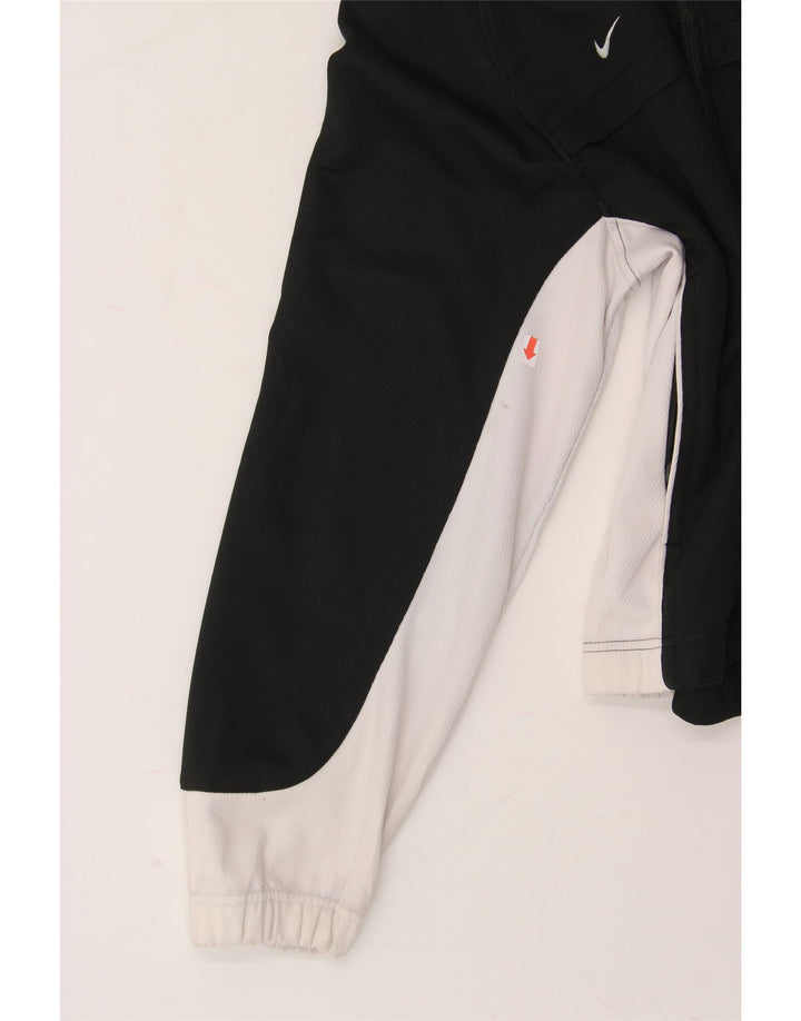 NIKE Mens Tracksuit Top Jacket Small Black Colourblock Vintage Nike and Second-Hand Nike from Messina Hembry 