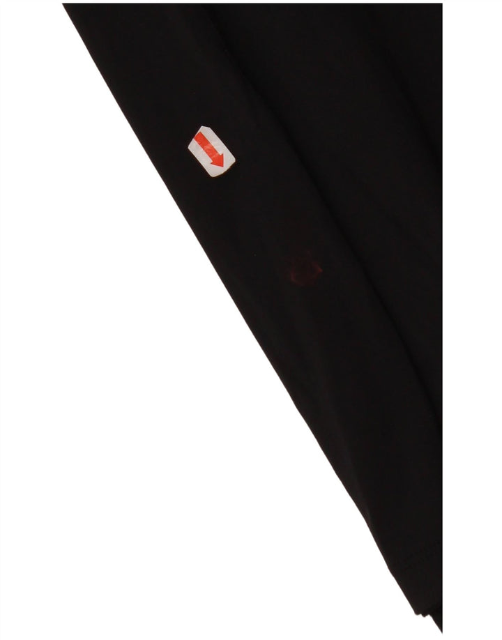 Женские спортивные брюки NIKE США 8/10, средний черный нейлон