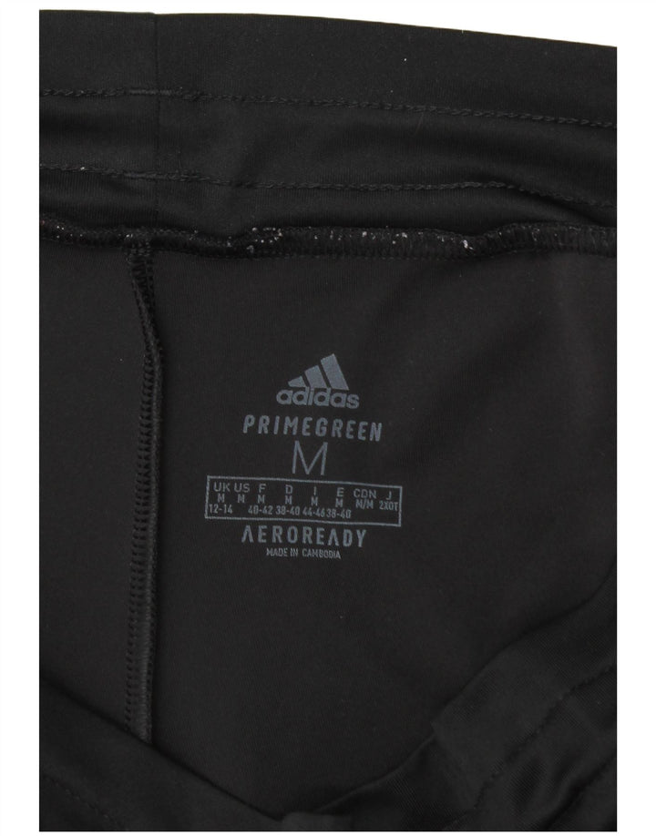 Женские спортивные брюки Adidas Aeroready UK 12/14, средний черный полиэстер