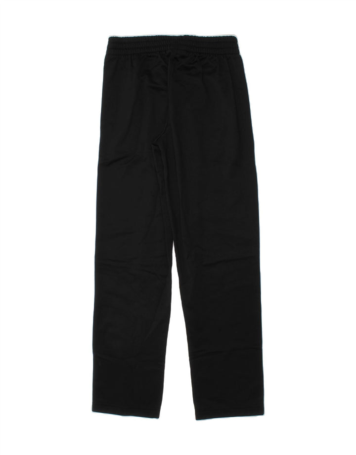 ADIDAS Boys Graphic Tracksuit Trousers 7-8 Years Small Black Polyester Vintage Adidas and Second-Hand Adidas from Messina Hembry 