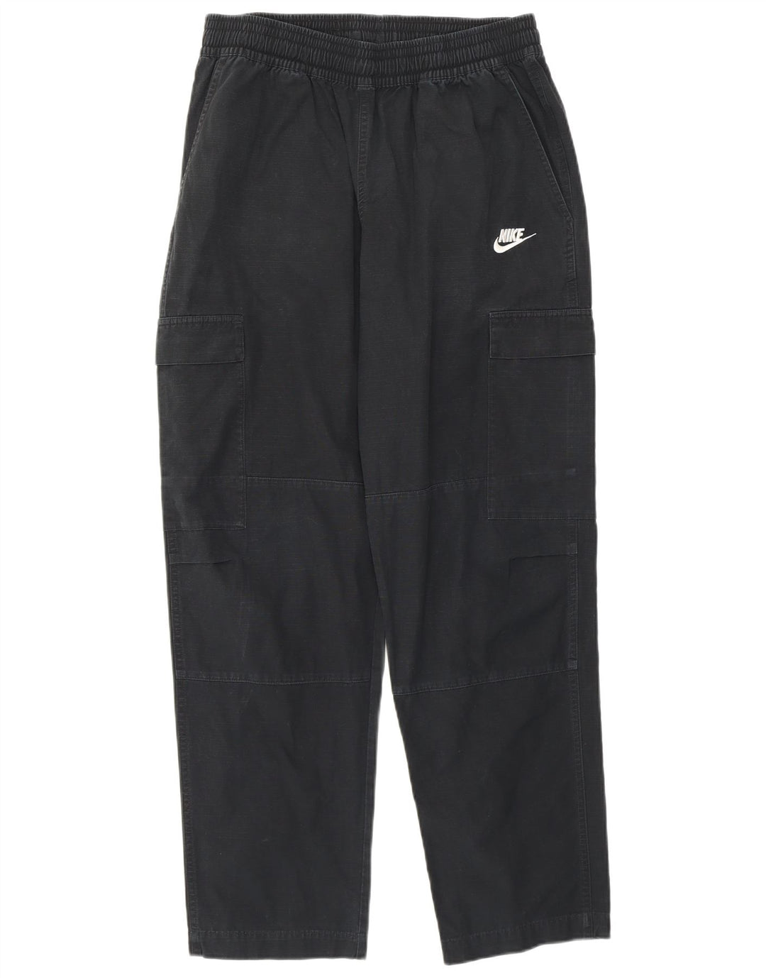 Мужские прямые брюки-карго Nike, маленькие W29 L28, черные, хлопковые