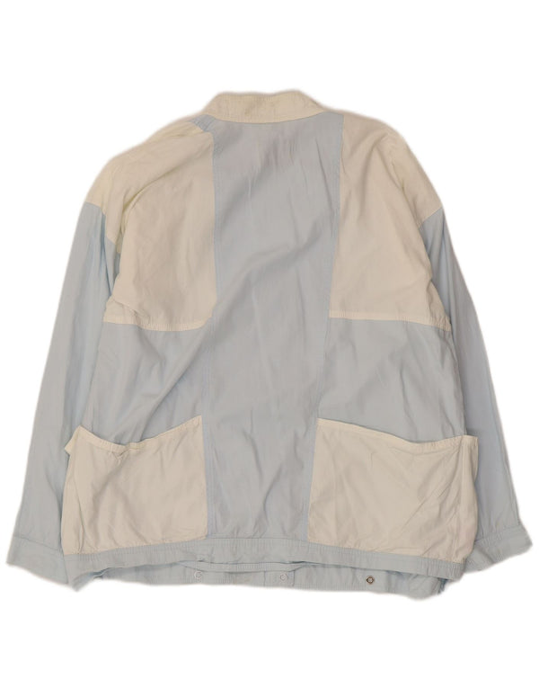 Женская куртка PENNY BLACK UK 14, большая синяя, хлопок с цветными блоками