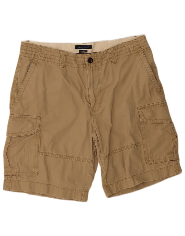 Мужские шорты карго Tommy Hilfiger W36, большие, бежевые, хлопок