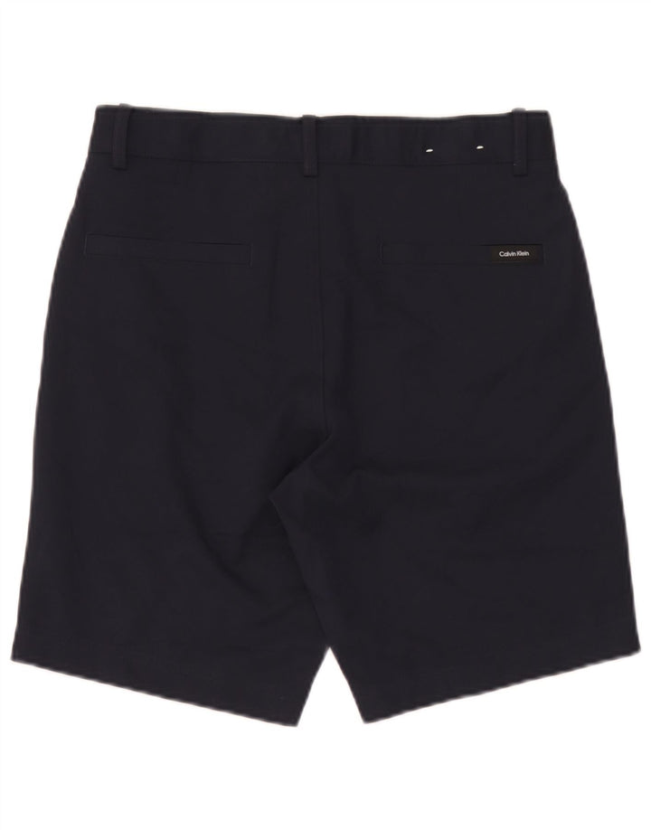 Мужские повседневные шорты Calvin Klein W30, средний темно-синий, полиэстер
