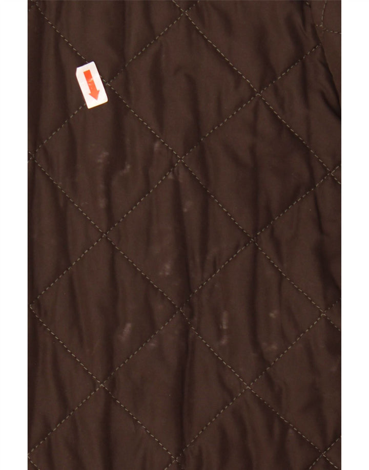 Мужская стеганая куртка BARBOUR UK 40, большая, коричневая, полиэстер