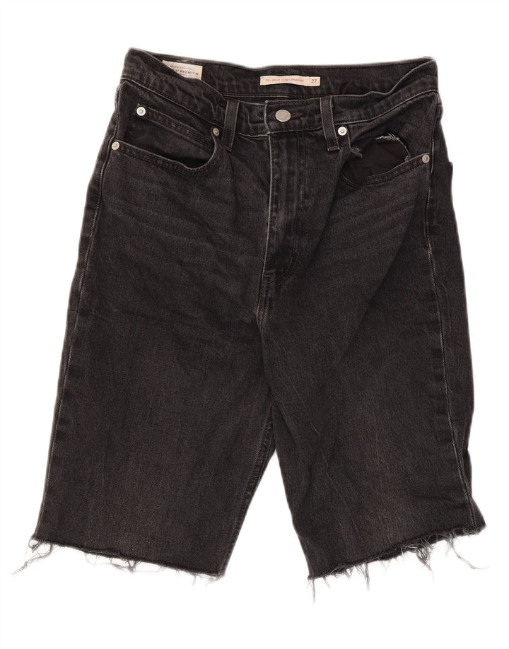 Мужские джинсовые шорты Levi's W27 XS, черный хлопок