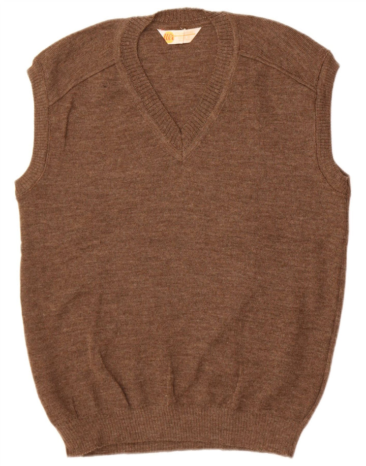 Мужская майка-майка Strickmoden EU 54 XL, коричневая шерсть