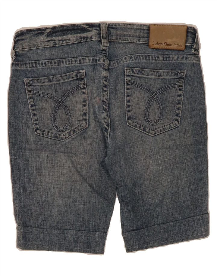 CALVIN KLEIN Womens Denim Shorts W29 Medium Blue Cotton Vintage Calvin Klein and Second-Hand Calvin Klein from Messina Hembry 