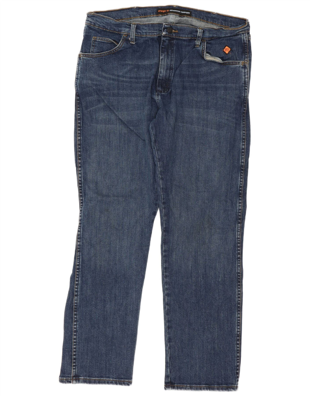 Мужские прямые джинсы Wrangler W38 L30 синие, хлопок