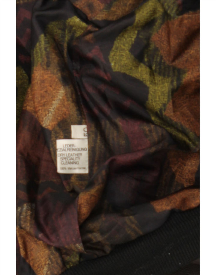 Мужская кожаная куртка VINTAGE IT 50, большая коричневая кожа