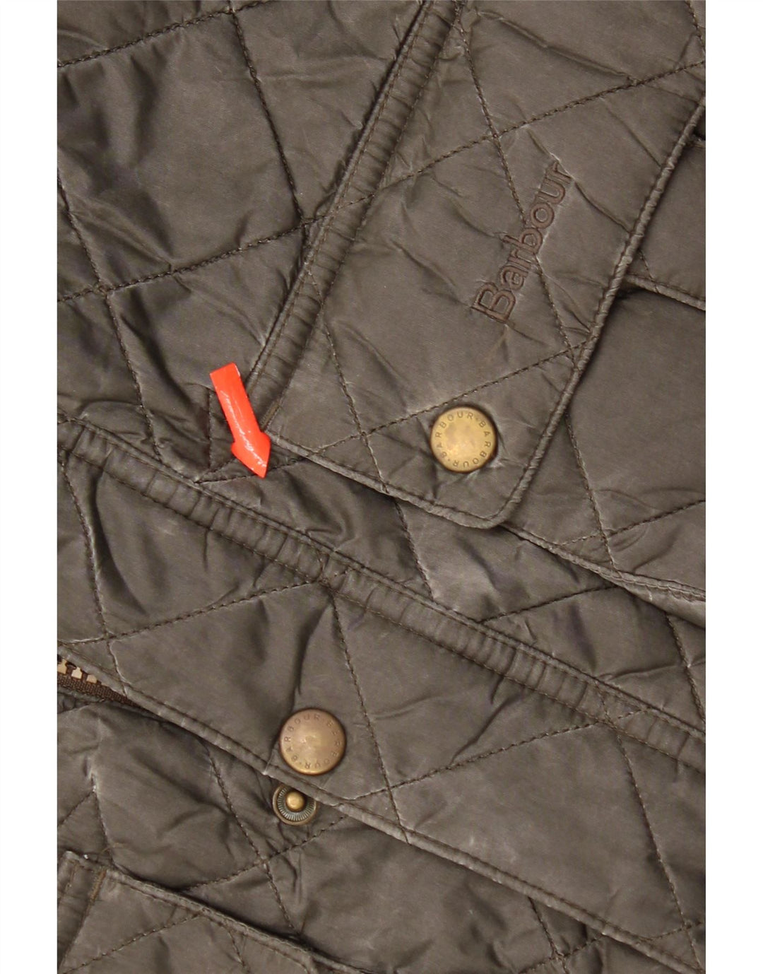 Стеганая куртка Barbour для мальчиков 12-13 лет XL, хаки, полиамид