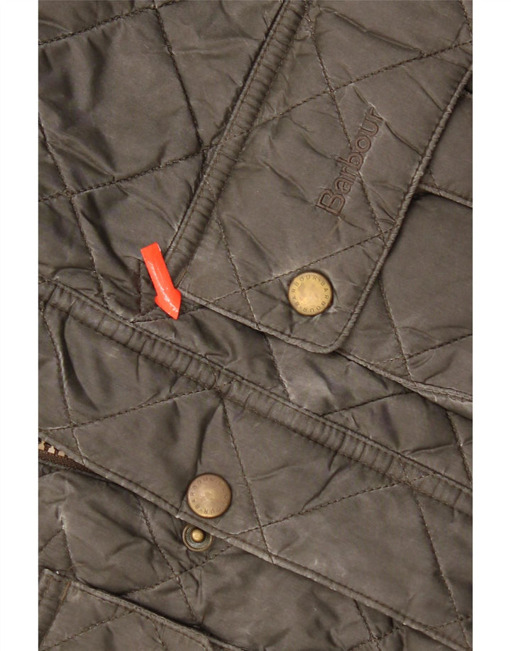 Стеганая куртка Barbour для мальчиков 12-13 лет XL, хаки, полиамид