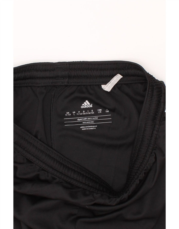 ADIDAS Boys Climacool Sport Shorts 13-14 Years Black Polyester Vintage Adidas and Second-Hand Adidas from Messina Hembry 