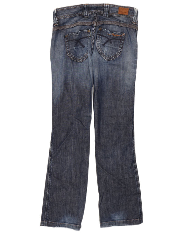 PEPE Jeans Женские джинсы Bootcut W27 L32 Синий хлопок