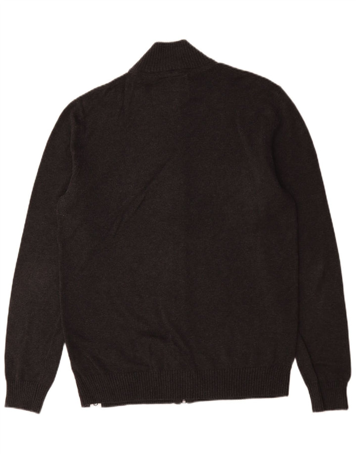 Мужской кардиган Jack & Jones, большой серый с геометрическим узором