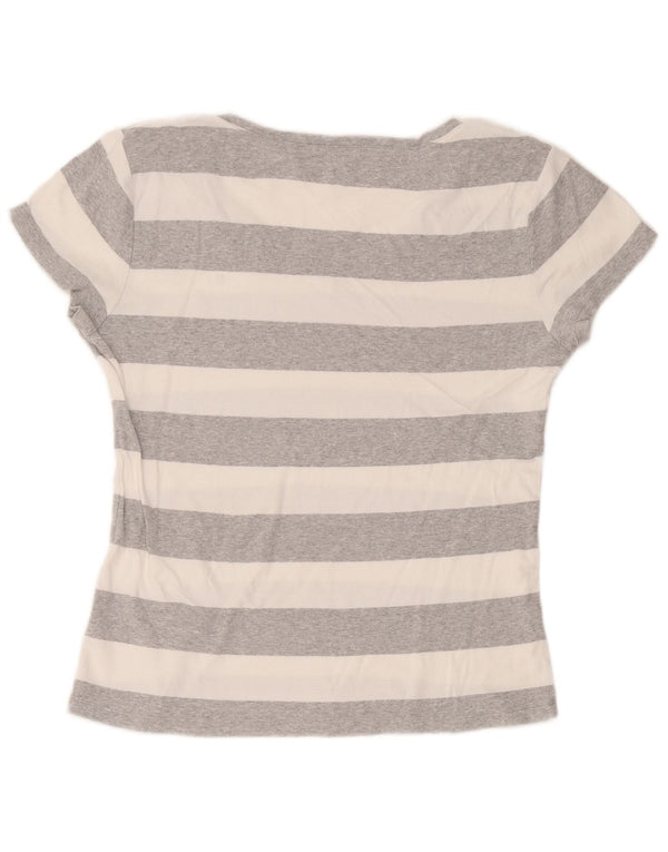 Женская футболка Tommy Hilfiger Top UK 18 XL Серая в полоску