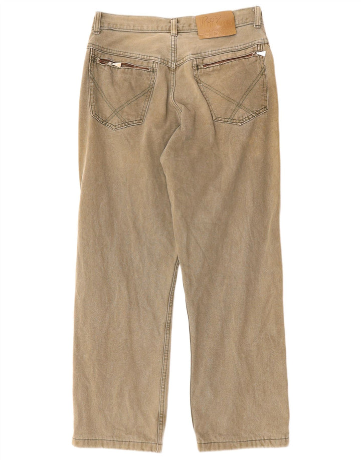 ROY ROGERS Mens Straight Jeans W34 L30 Khaki