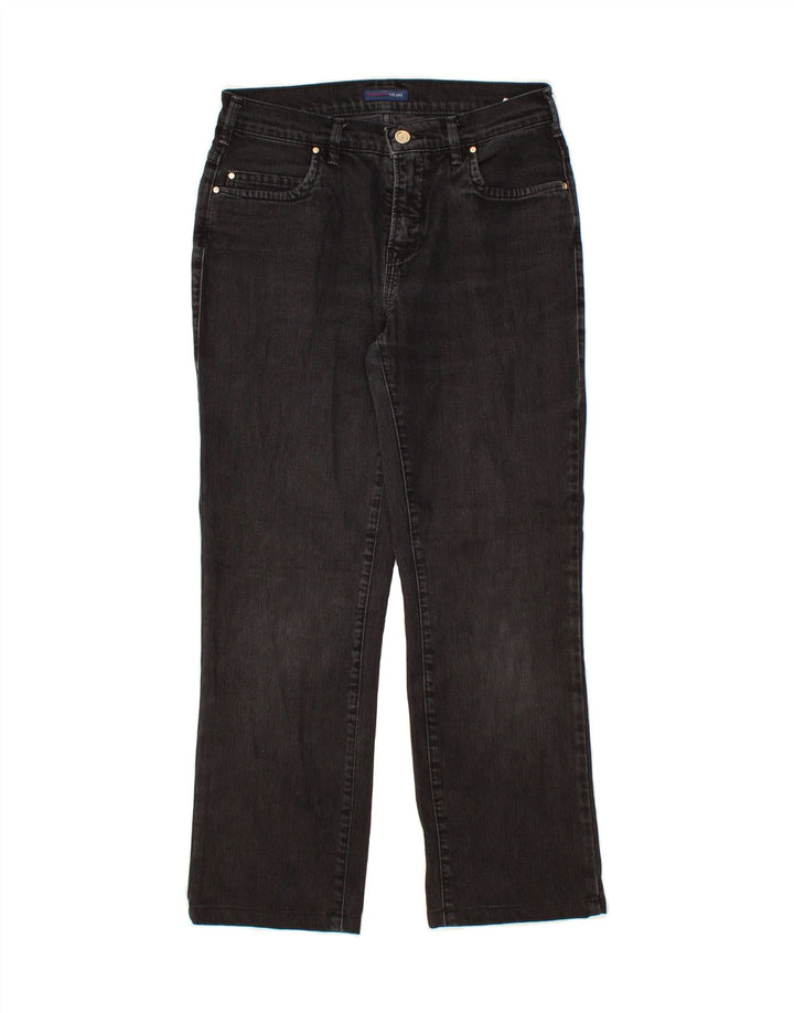 TRUSSARDI Womens Straight Jeans W26 L25  Black Cotton Vintage Trussardi and Second-Hand Trussardi from Messina Hembry 