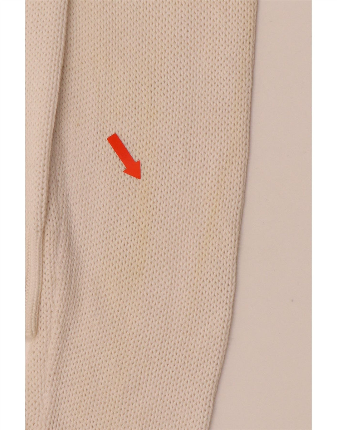 Женский джемпер с v-образным вырезом ARMANI JEANS UK 16, большой белый хлопок