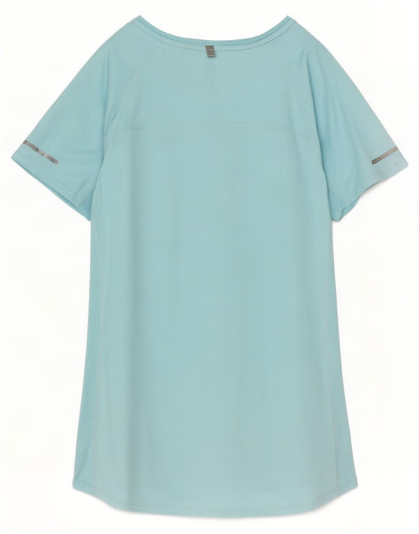 Женская футболка Nike Dri Fit Top UK 10, маленький синий полиэстер