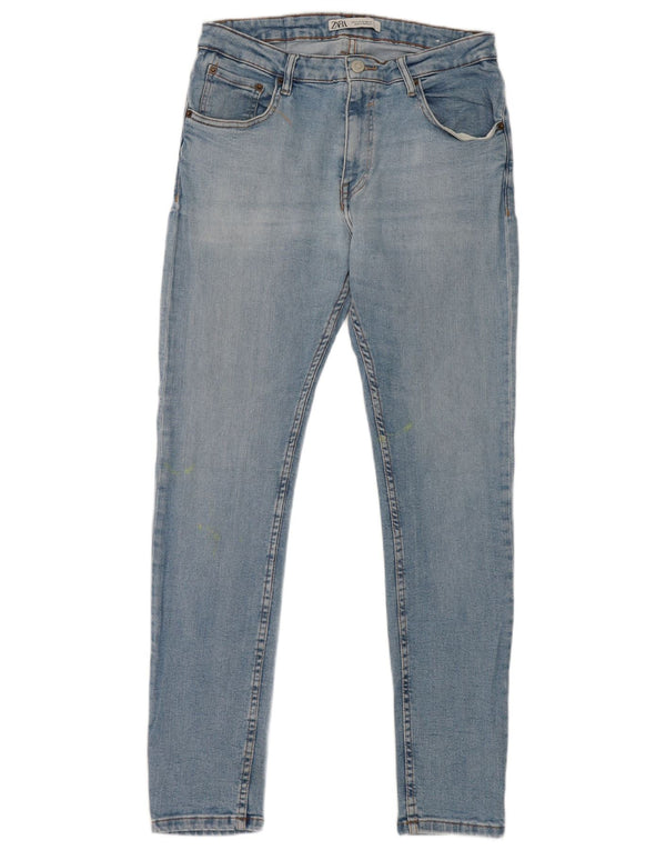 Мужские джинсы скинни Zara EU 42, большие W32 L31, синие