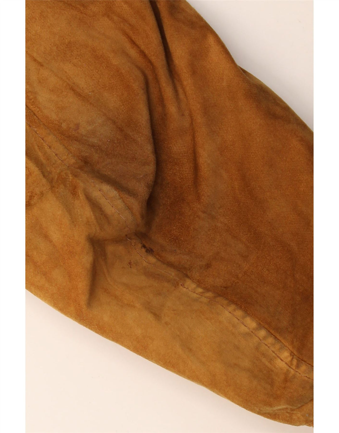 Мужской замшевый бомбер VINTAGE UK 38 средний бежевый