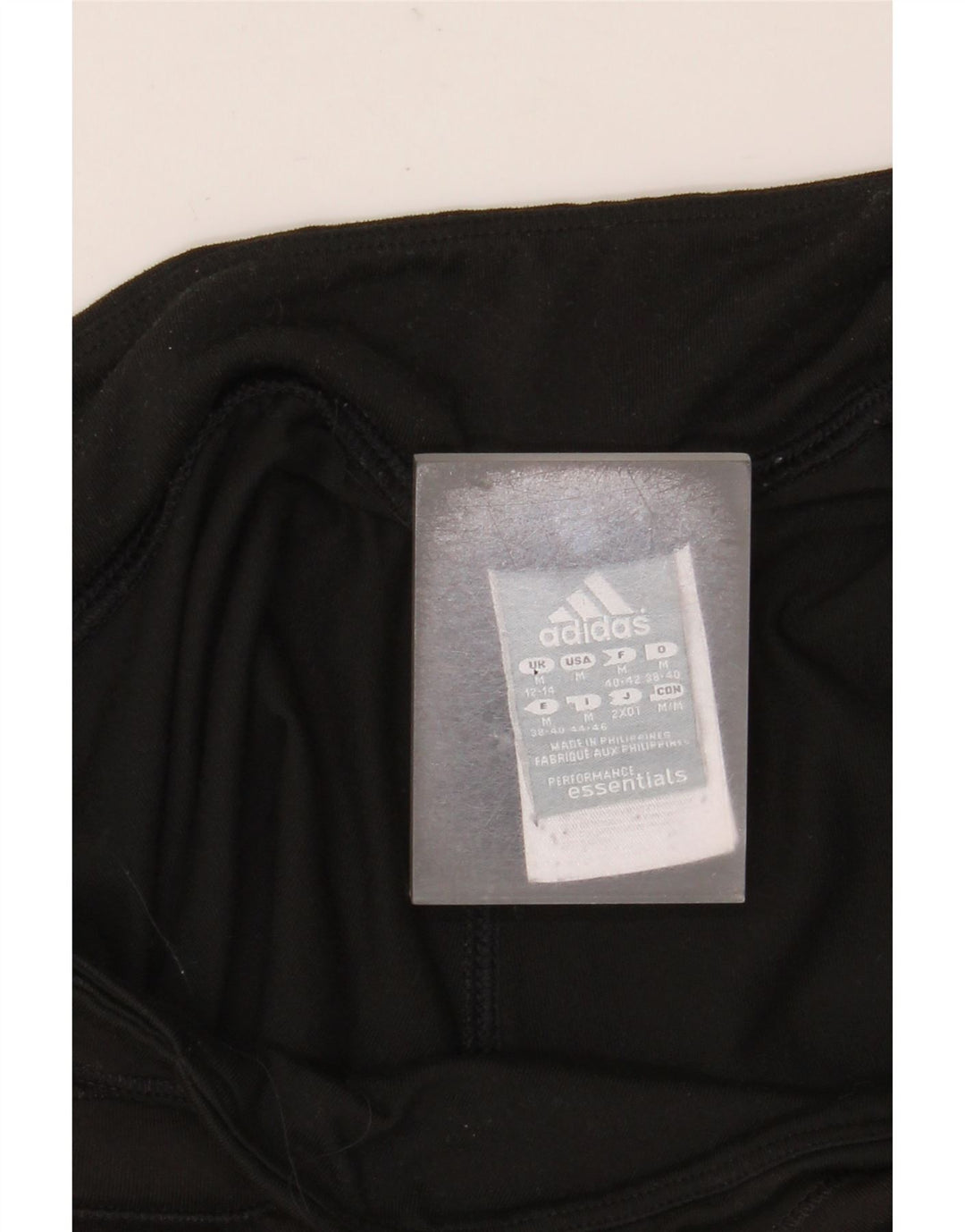 Женские спортивные брюки Adidas Climalite UK 12/14, средний черный полиэстер