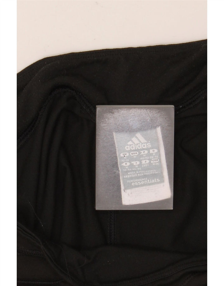 Женские спортивные брюки Adidas Climalite UK 12/14, средний черный полиэстер