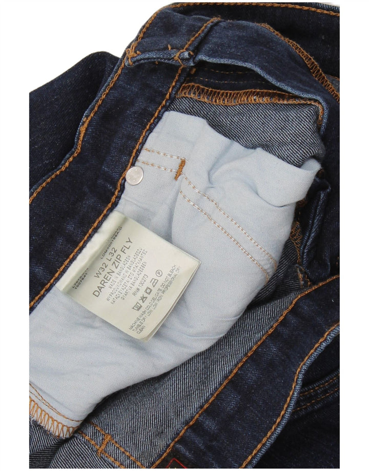 Мужские прямые джинсы LEE Daren с молнией W32 L32, темно-синий хлопок