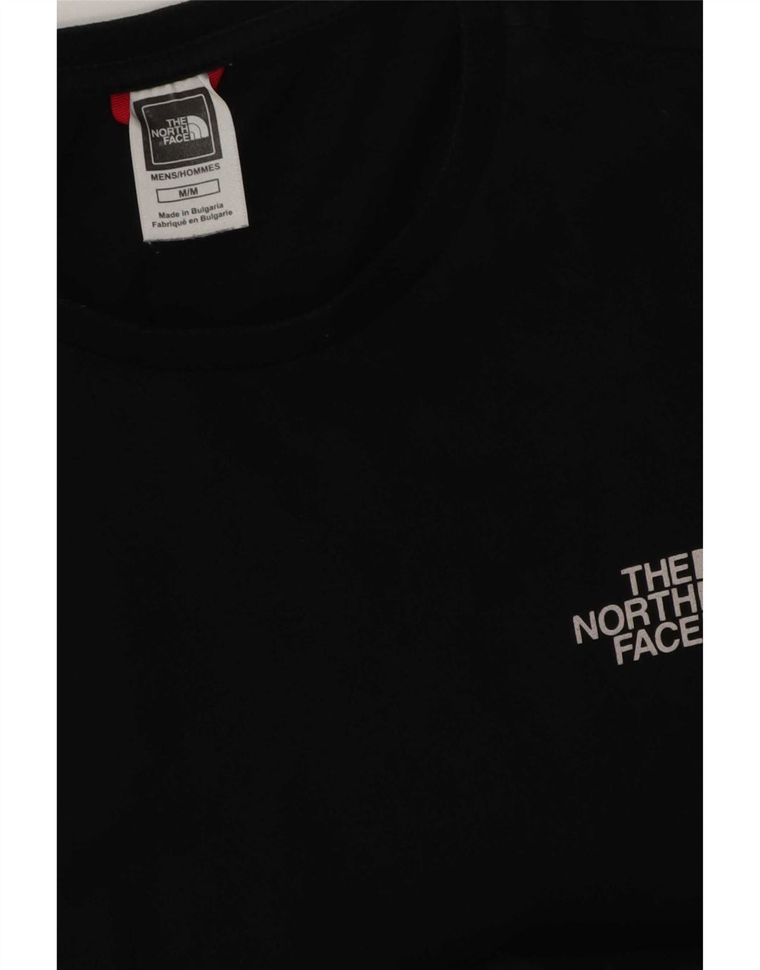 Мужская футболка The North Face из хлопка среднего размера, черная