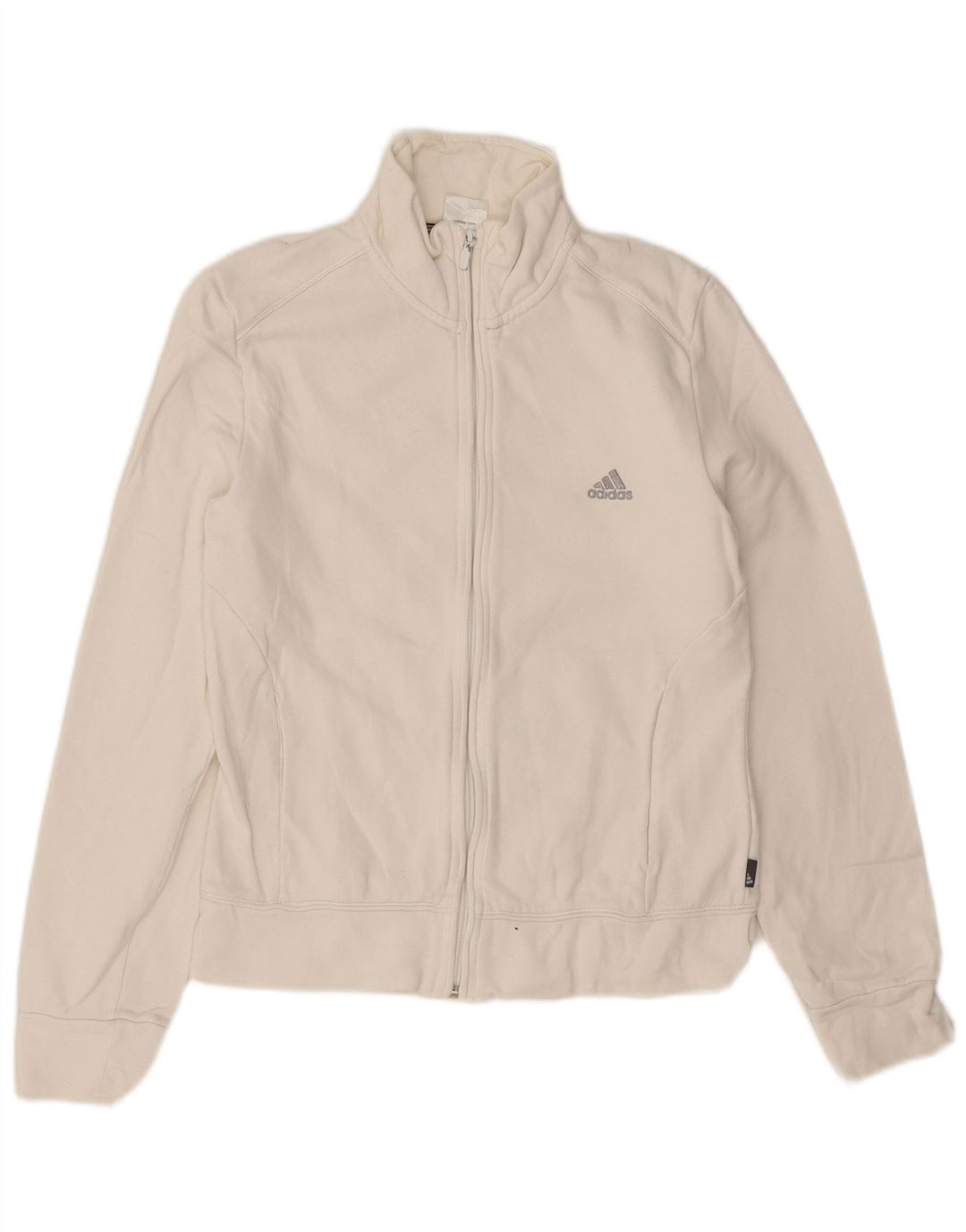 Женский спортивный костюм Adidas Top Jacket UK 12, средний белый хлопок