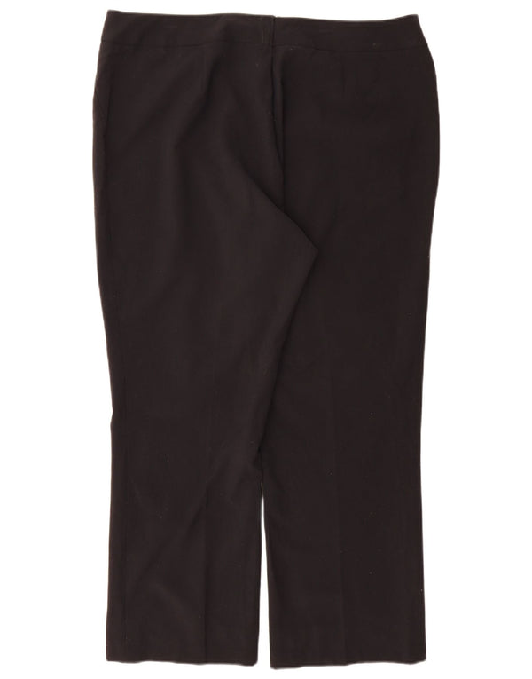 Женские прямые брюки чинос Marks & Spencer UK 18 XL W36 L27 черные