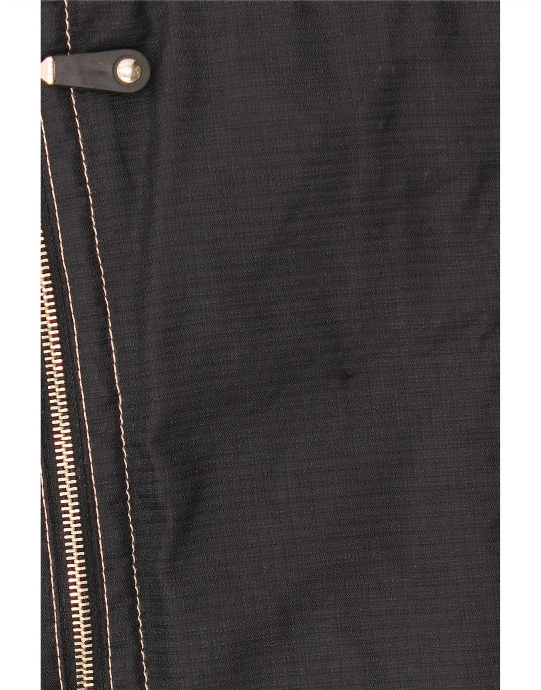 Винтажная женская куртка-ветровка оверсайз IT 44, средний черный полиамид