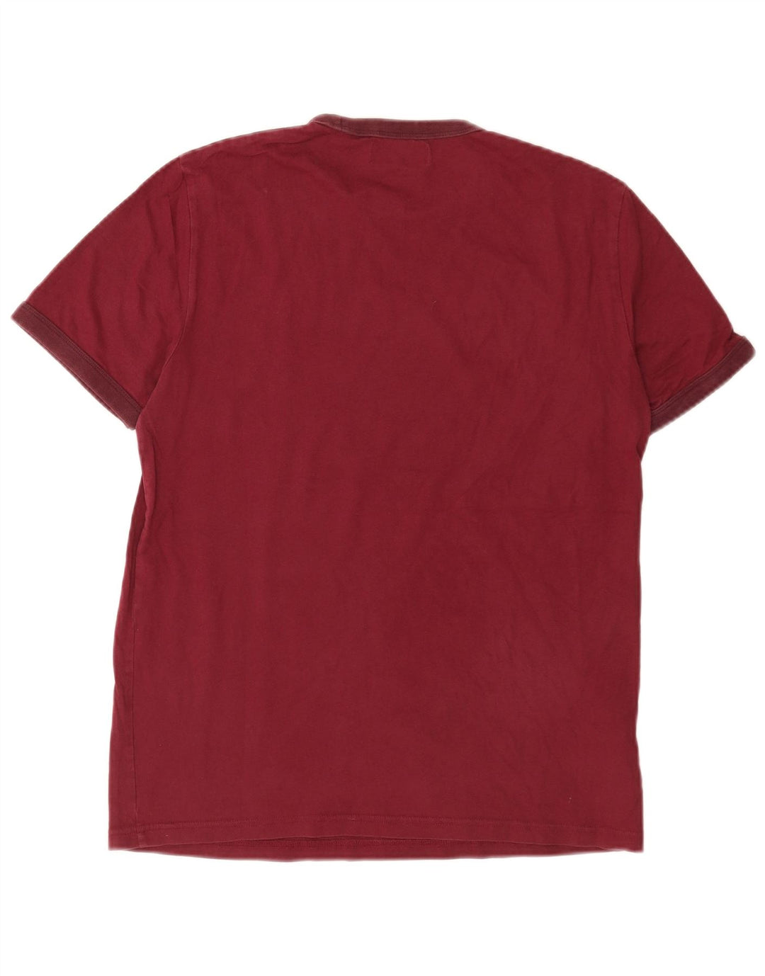 Мужская футболка Fred Perry Top среднего цвета, бордовый хлопок