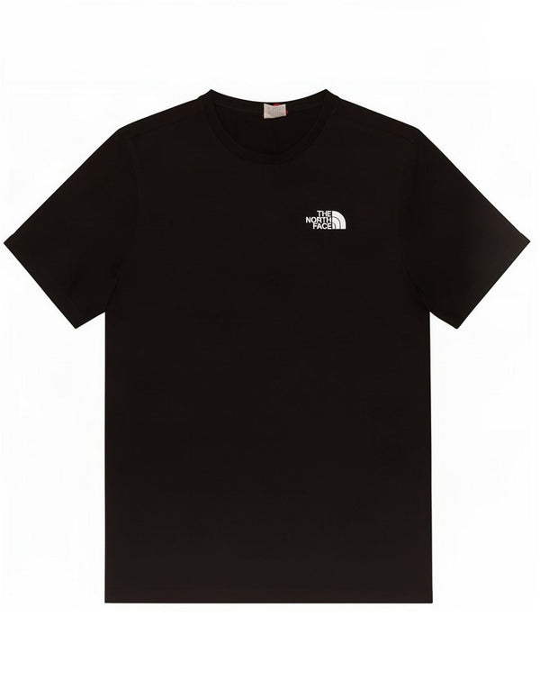 Мужская футболка с рисунком The North Face, маленький черный хлопковый топ