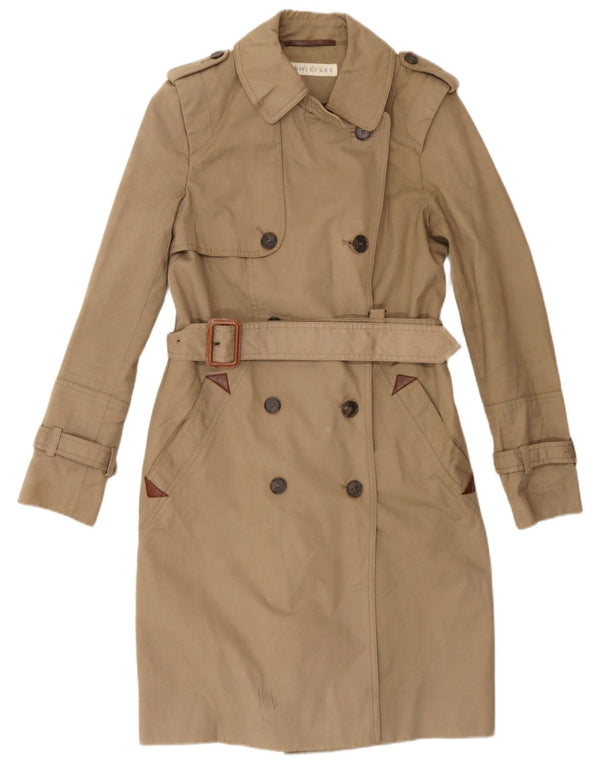 Женский тренч Whistles UK 6 XS Бежевый хлопок